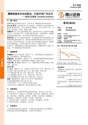 锂电行业周报：鹏辉能源发布电池新品，引起市场广泛关注