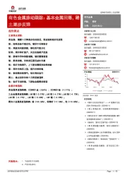 有色金属脉动跟踪：基本金属回落，稀土逐步反弹
