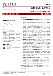 锂电池行业2024年中报总结及展望:业绩中报承压,板块可关注