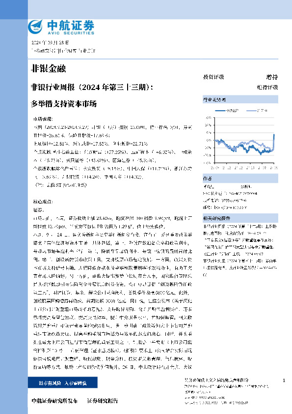 多举措支持资本市场