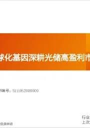 电力设备行业专题研究：阿特斯：全球化基因深耕光储高盈利市场