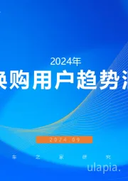 2024年增换购用户趋势洞察