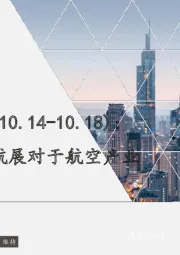 国防军工周报：如何看待珠海航展对于航空产业发展的意义