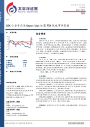 医药行业周报：GSK小分子疗法Gepotidacin获FDA优先审评资格