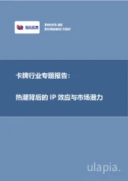 卡牌行业专题报告：热潮背后的IP效应与市场潜力