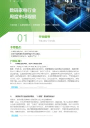 数码家电行业周度市场观察第41周
