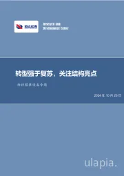纺织服装设备专题：转型强于复苏，关注结构亮点