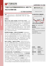 电力设备行业快评报告：宁德时代发布骁遥超级增混电池，钠离子电池技术实现新突破