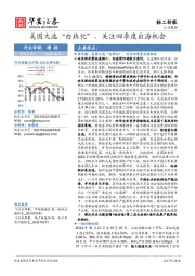 轻工纺服行业周报：美国大选“白热化”，关注四季度出海机会