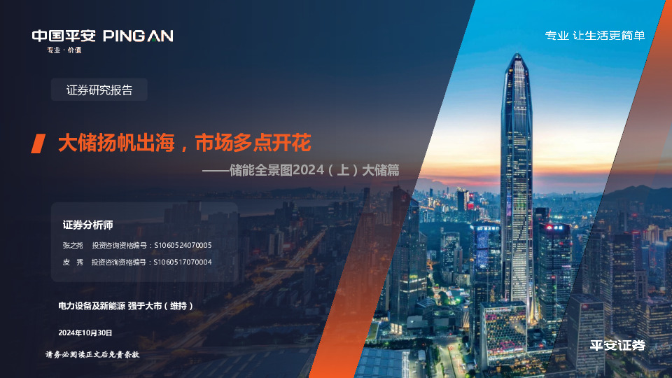 储能全景图2024（上）大储篇：大储扬帆出海，市场多点开花