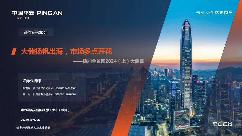 储能全景图2024（上）大储篇：大储扬帆出海，市场多点开花