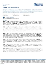 国际能源+工业周报:中国光伏产业链价格有望触底,美国SMR概念持续新高