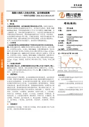 有色行业周报：美国大选进入白热化阶段，金价续创新高