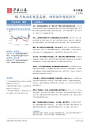 电力设备行业周报：10月电动车销量高增，硅料挺价意愿强烈