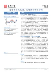 有色金属：海外供应端扰动，或将提升稀土价格