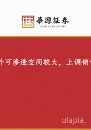 医药生物行业专题：呋喹替尼海外可渗透空间较大，上调销售峰值预期