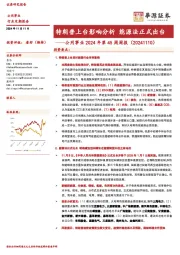 公用事业2024年第45周周报（20241110）：特朗普上台影响分析 能源法正式出台