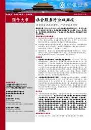 社会服务行业双周报：冰雪游需求热度增长，产业迎政策利好
