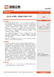 交运行业周报