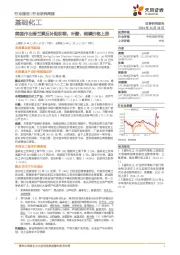 基础化工行业研究周报:美国作出香兰素反补贴初裁,叶酸、硫磺价格上涨