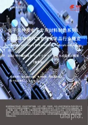 电子元件及电子专用材料制造系列：2023年中国PCB专用化学品行业概览