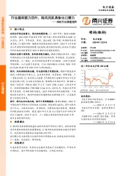 风机行业深度报告：行业盈利能力回升，陆风风机具备出口潜力
