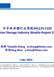半导体存储行业周报