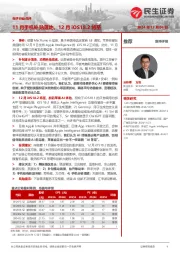 电子行业点评：11月手机补贴落地，12月iOS18.2将至