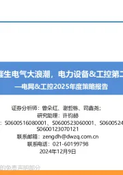 电网&工控2025年度策略报告:AI机器人催生电气大浪潮,电力设备&工控第二曲线加速
