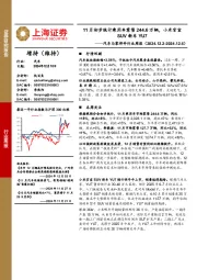 汽车与零部件行业周报：11月初步统计乘用车零售244.6万辆，小米官宣SUV新车YU7