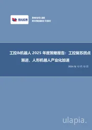 工控&机器人2025年度策略报告：工控复苏拐点渐进，人形机器人产业化加速