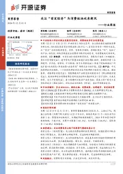 商贸零售行业周报：关注“首发经济”为消费板块吹来新风