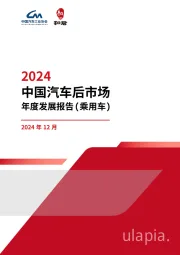 2024中国汽车后市场年度发展报告（乘用车）