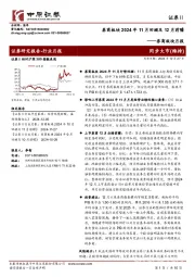 券商板块月报：券商板块2024年11月回顾及12月前瞻