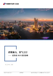 证券业2025投资策略：政策加力，景气上行