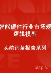 中国AI智能硬件行业市场规模测算逻辑模型 头豹词条报告系列