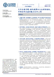 叉车出海专题:锂电趋势加大全球话语权,市场空间与盈利能力打开上限