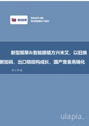轻工制造行业周报：新型烟草&智能眼镜方兴未艾，以旧换新加码，出口链结构成长，国产宠食高端化