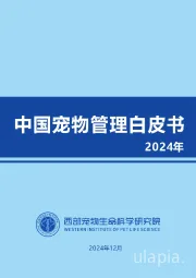 2024年中国宠物管理行业白皮书