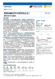 案例分析与行业数据：美国金融如何支持科技企业？
