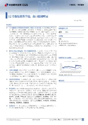 纺织服饰行业周报：12月服装销售平稳，出口提速明显