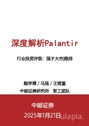 军工：深度解析Palantir