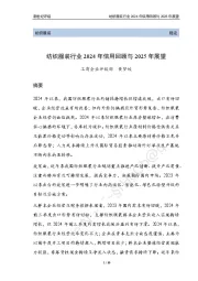 纺织服装行业2024年信用回顾与2025年展望