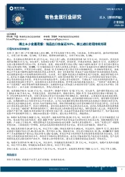 有色金属行业研究：稀土＆小金属周报：锑品出口恢复近50%，稀土进口走弱持续兑现