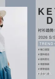 服装：衬衫趋势：关键细节
