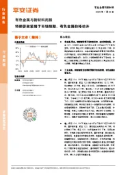 有色金属与新材料周报：特朗普政策弱于市场预期，有色金属价格抬升