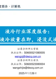 液冷行业深度报告：冷板式液冷放量在即，浸没式液冷可期