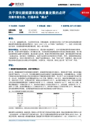 保险Ⅱ:关于深化新能源车险高质量发展的点评-完善车险生态,打通承保“痛点”