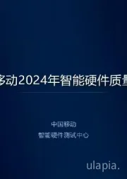 2024年智能硬件质量报告