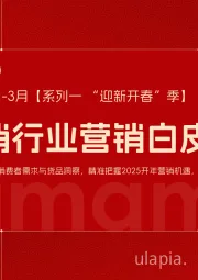 快消行业营销白皮书：借助更深刻的消费者需求与货品洞察，精准把握2025开年营销机遇，长效增长